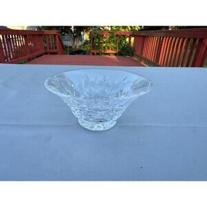 Waterford Elegant Clear Cut Crystal Bowl Candy Dish Decorative‎ Bowl Centerpiece
